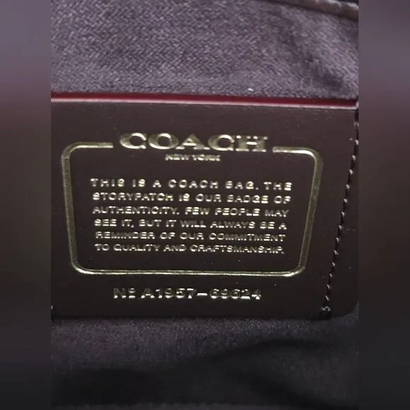 Coach Parker In Colorblock Woven Straw/Leather - Picture 14 of 16